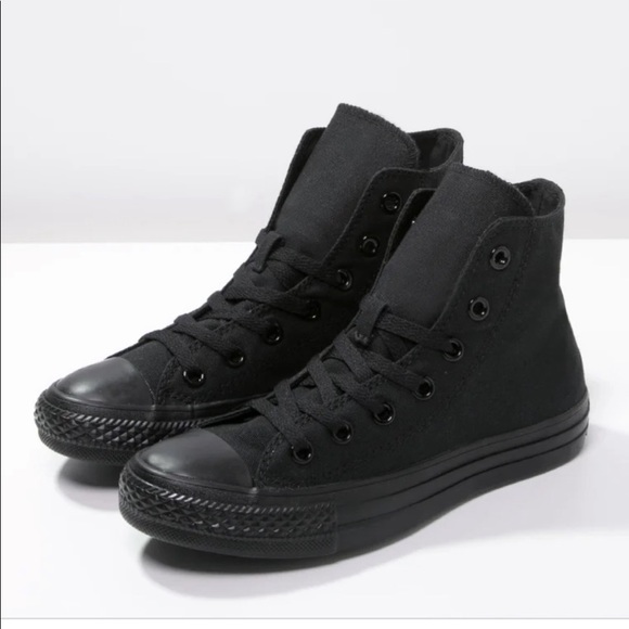 Converse AllStar Chuck Taylor Black Monochrome HighTop Uni Mens 9.5/Womens 11.5
